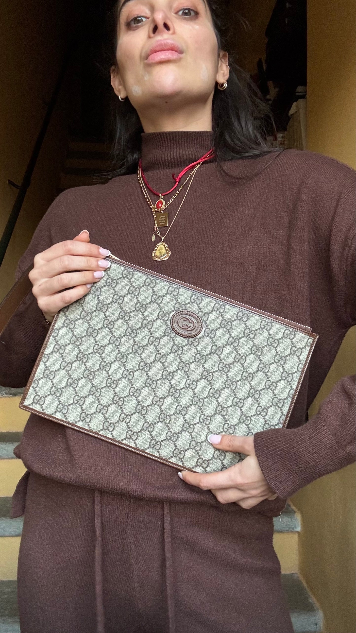 Pochette Gucci Monogram