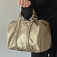 Gucci Vintage Bauletto Monogram Gold