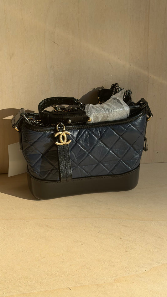 Small Gabrielle Bicolor blu
