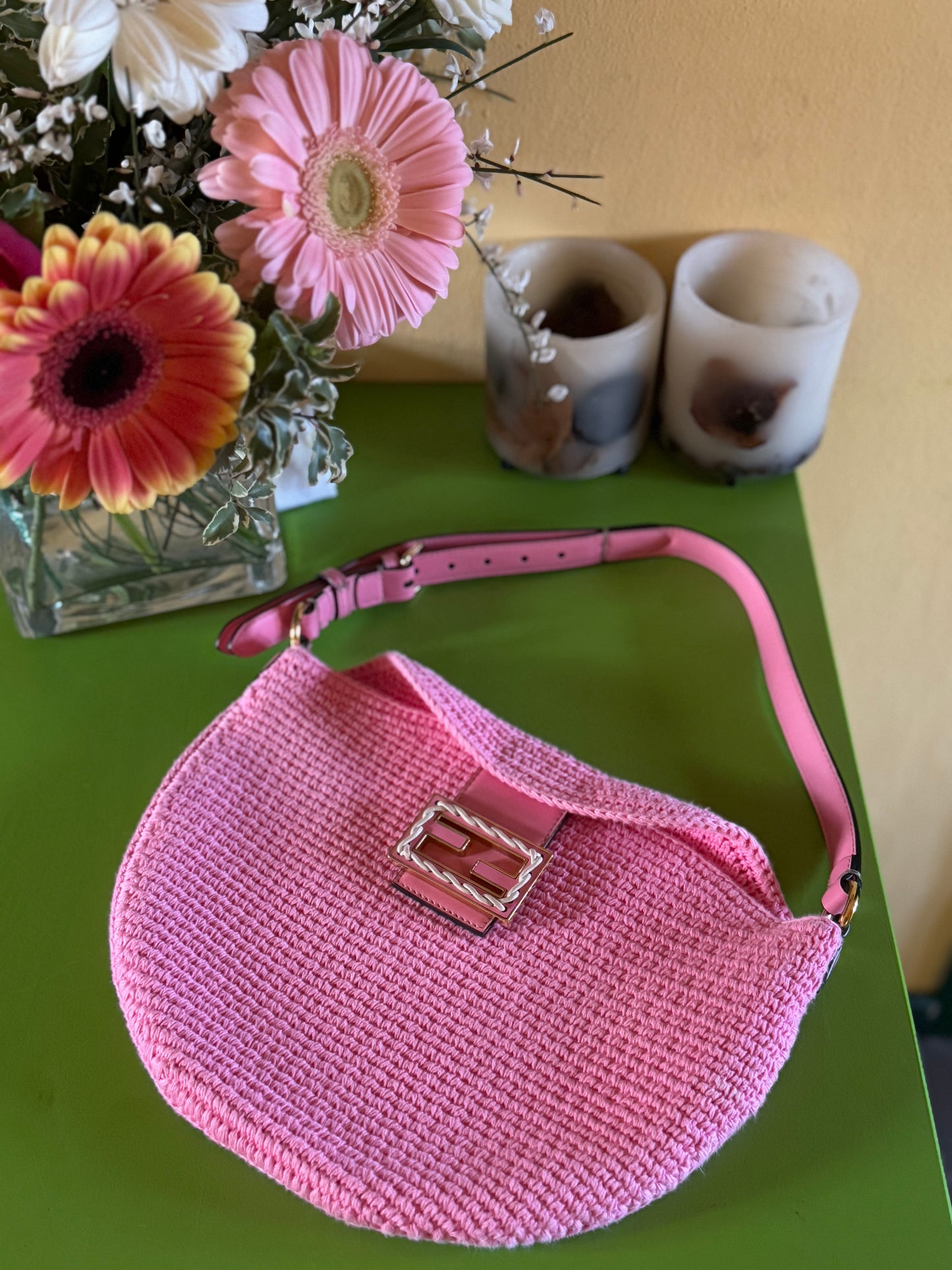 Fendi Crochet Rosa