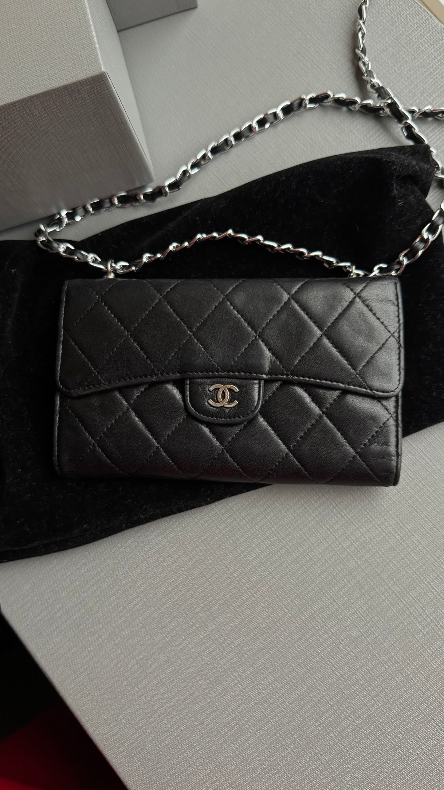 Chanel Wallet on chain nero
