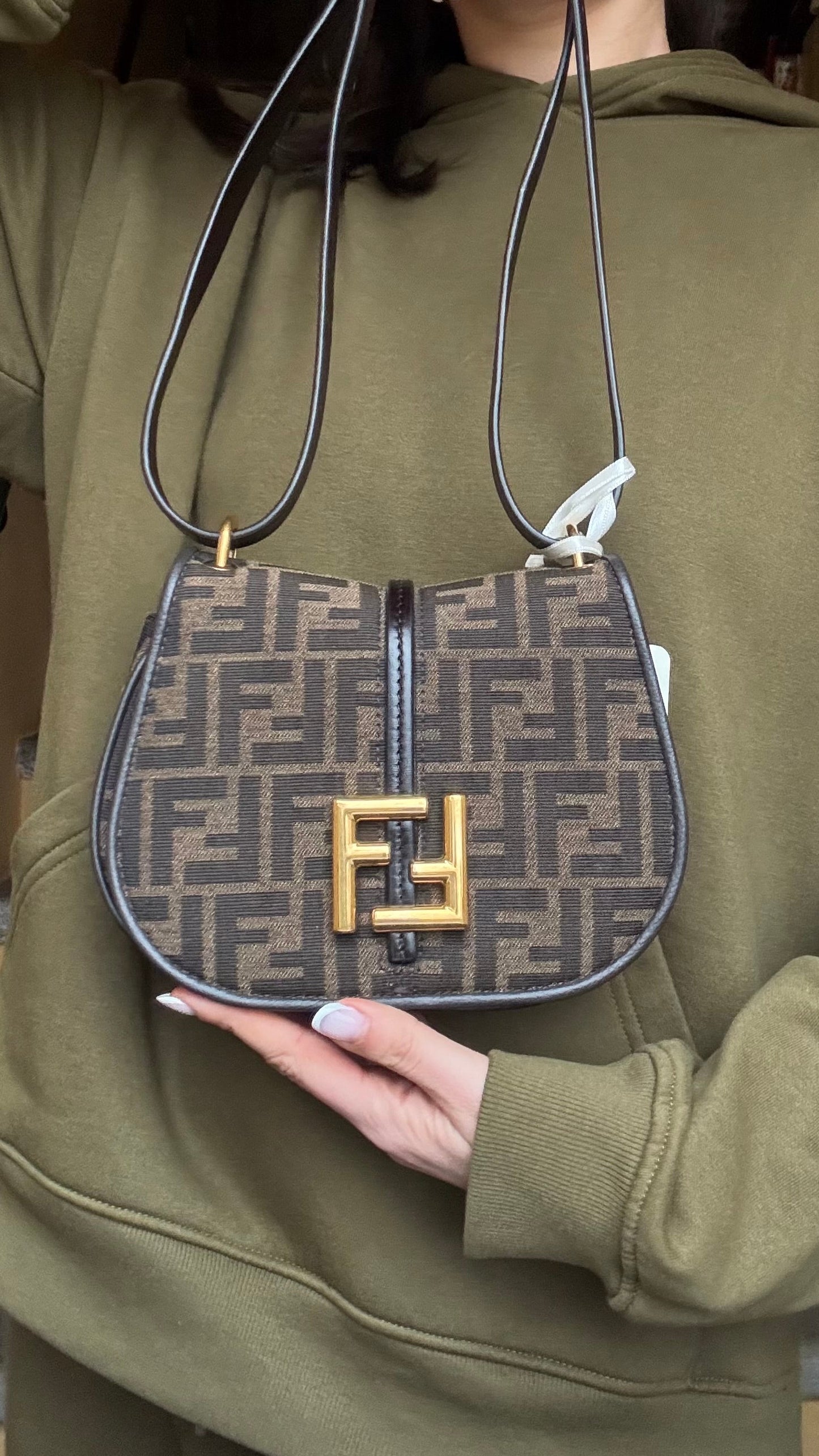 Fendi BORSA SATCHEL 'C'MON small Monogram