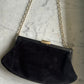 Fendi velvet/Satin Chain pochette