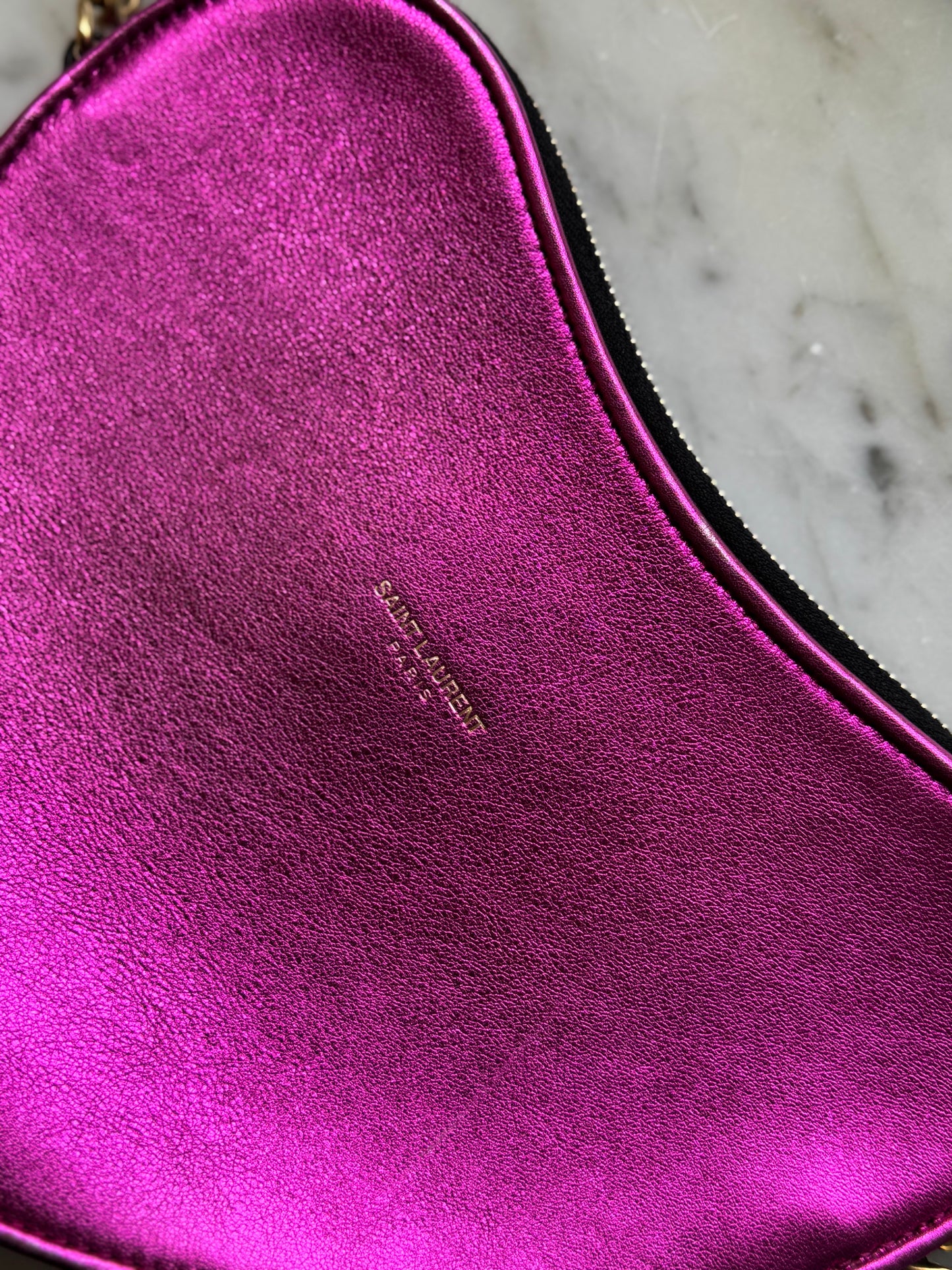 Pochette cuore Saint Laurent