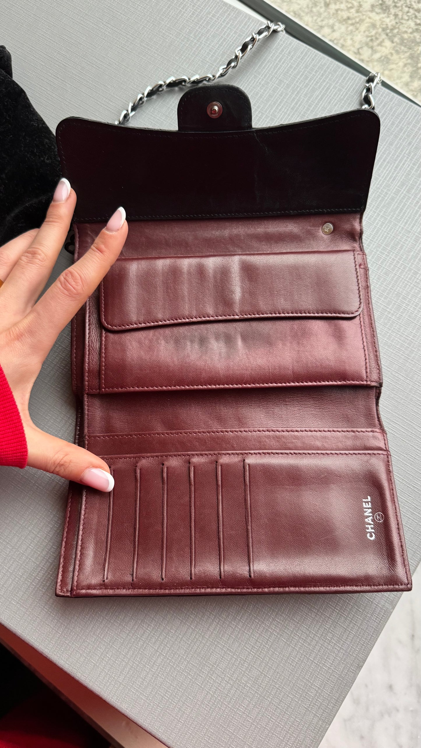 Chanel Wallet on chain nero