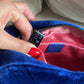 Gucci marmont Camera bag velvet blu