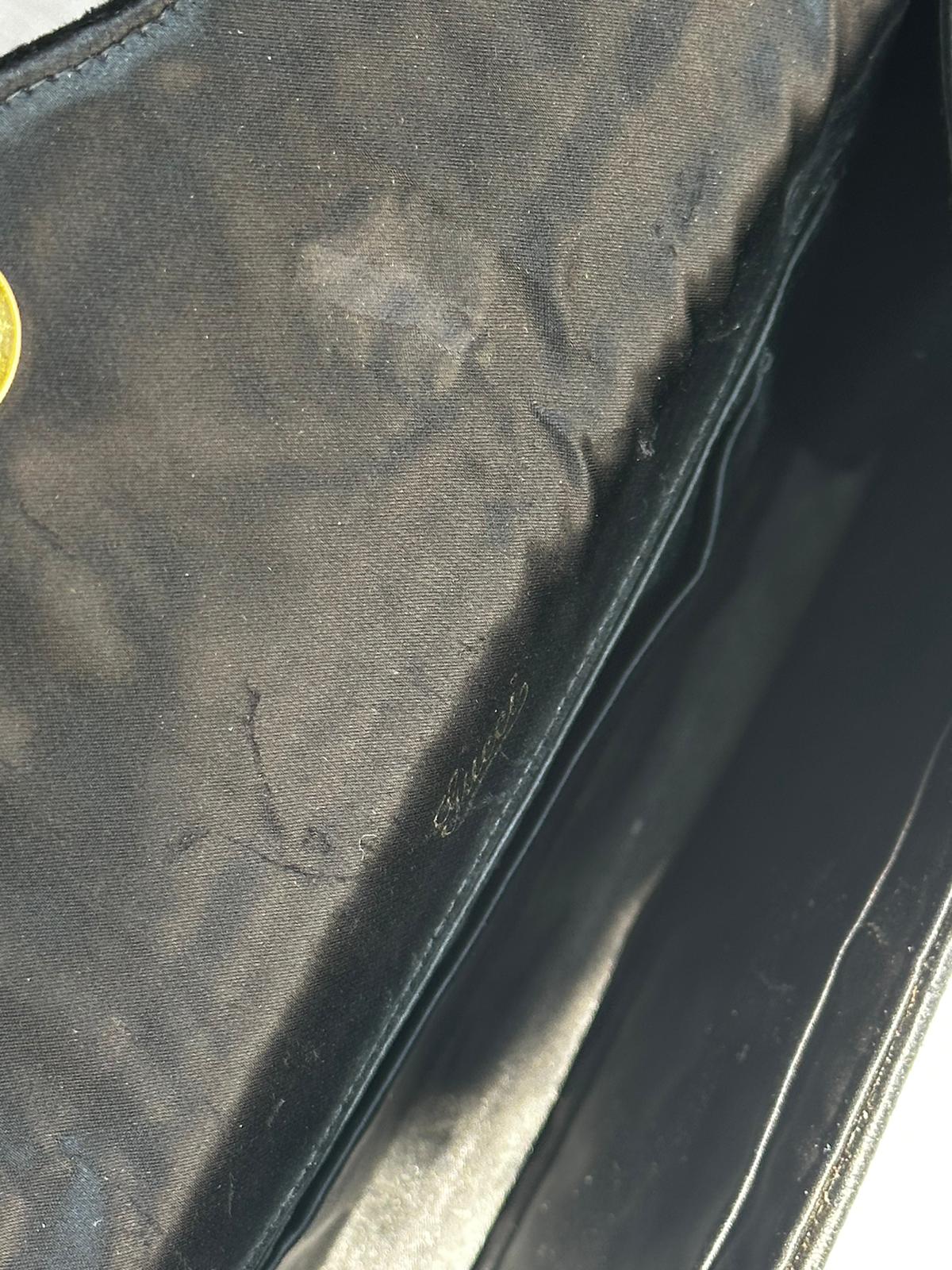 Gucci Pochette d’epoca in raso di seta