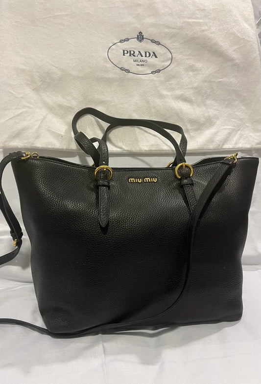 Miu miu in pelle nera