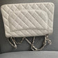 Chanel jumbo caviar edizione limitata bianca
