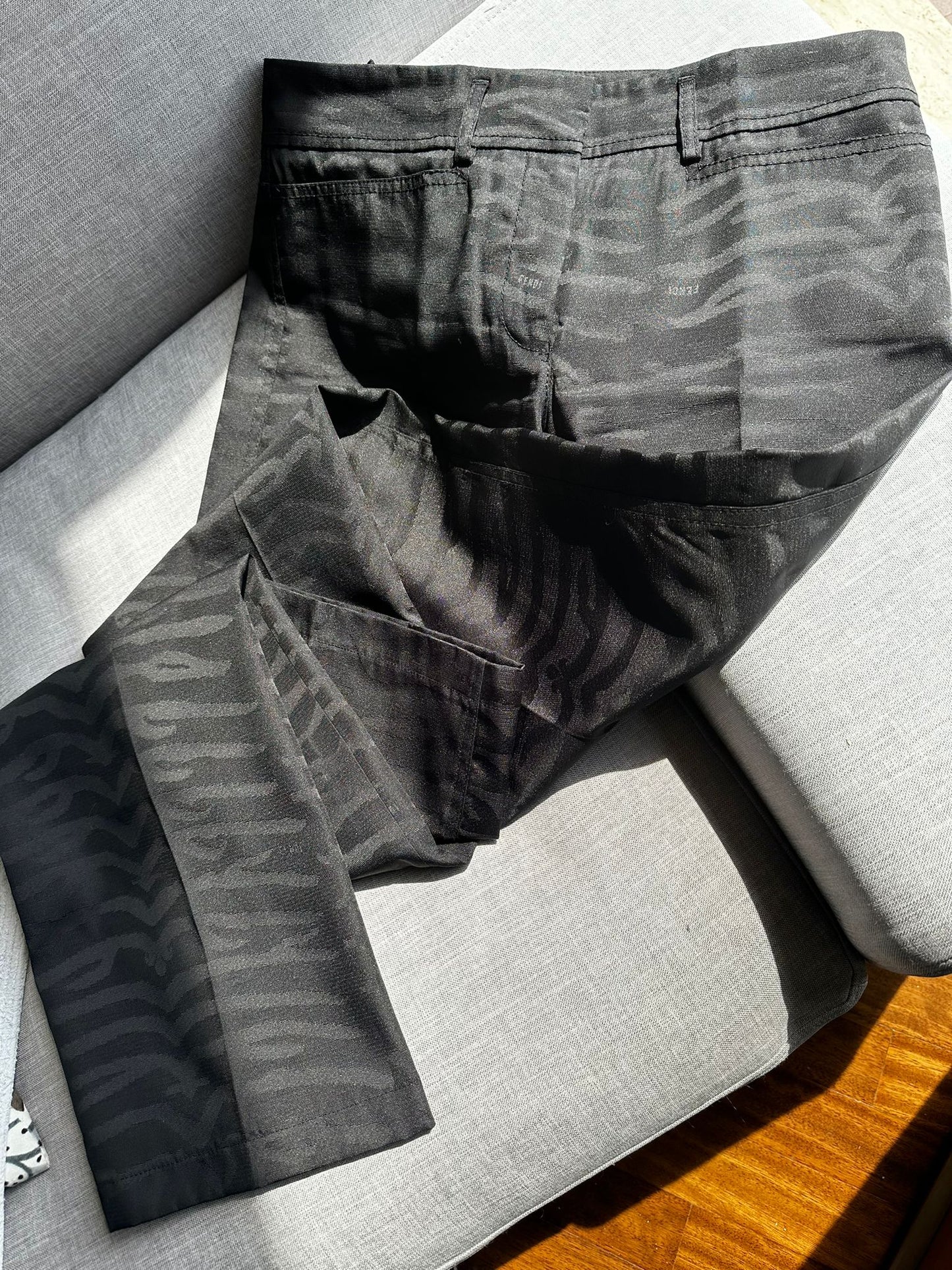 Pantaloni Fendi Vintage stampa zebra