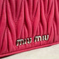 Miu miu matelassè fucsia