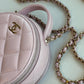 Chanel Pink Small Round bag