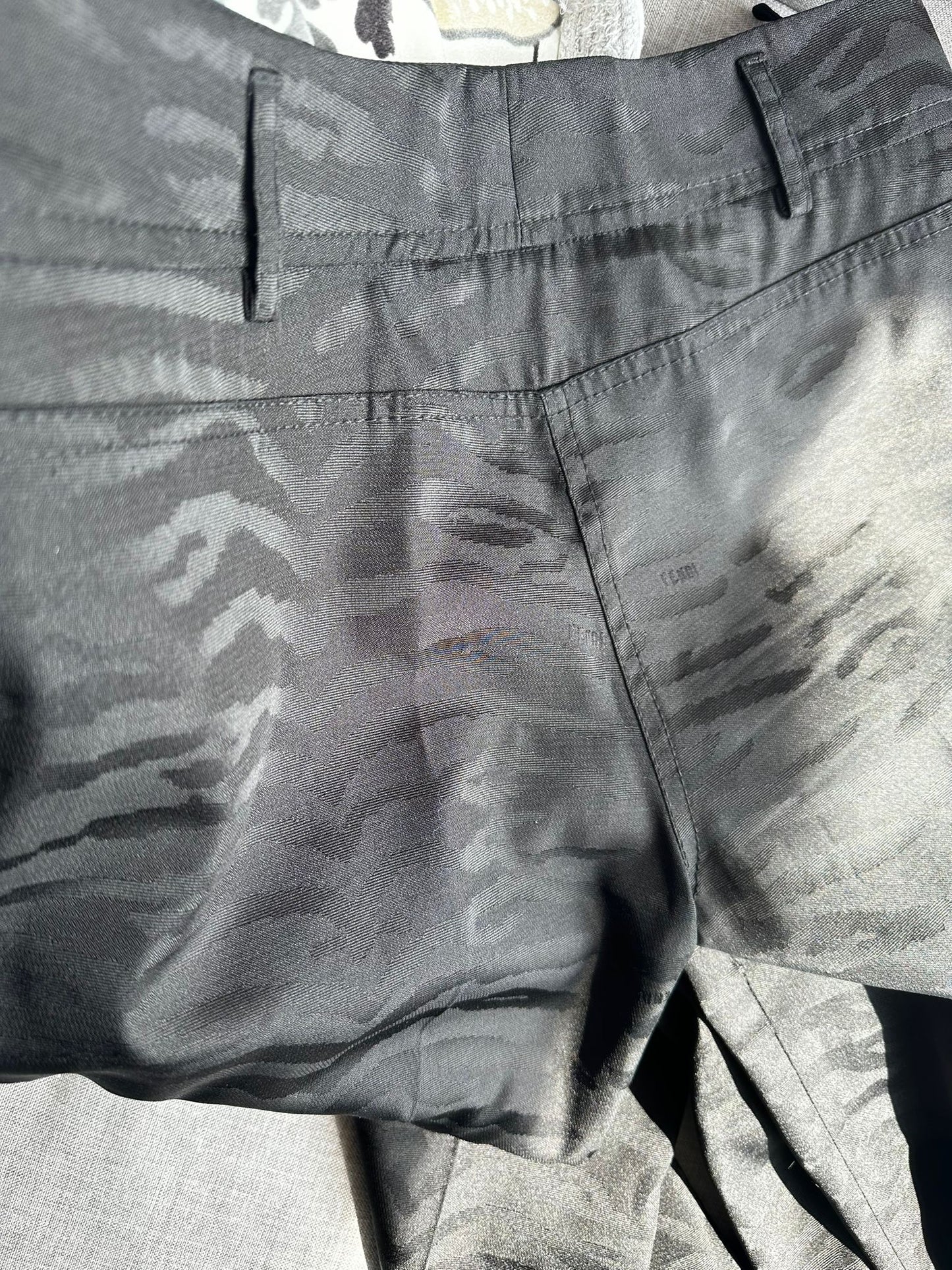 Pantaloni Fendi Vintage stampa zebra