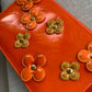 Vintage Louis Vuitton Vernis Flower Lexington Orange