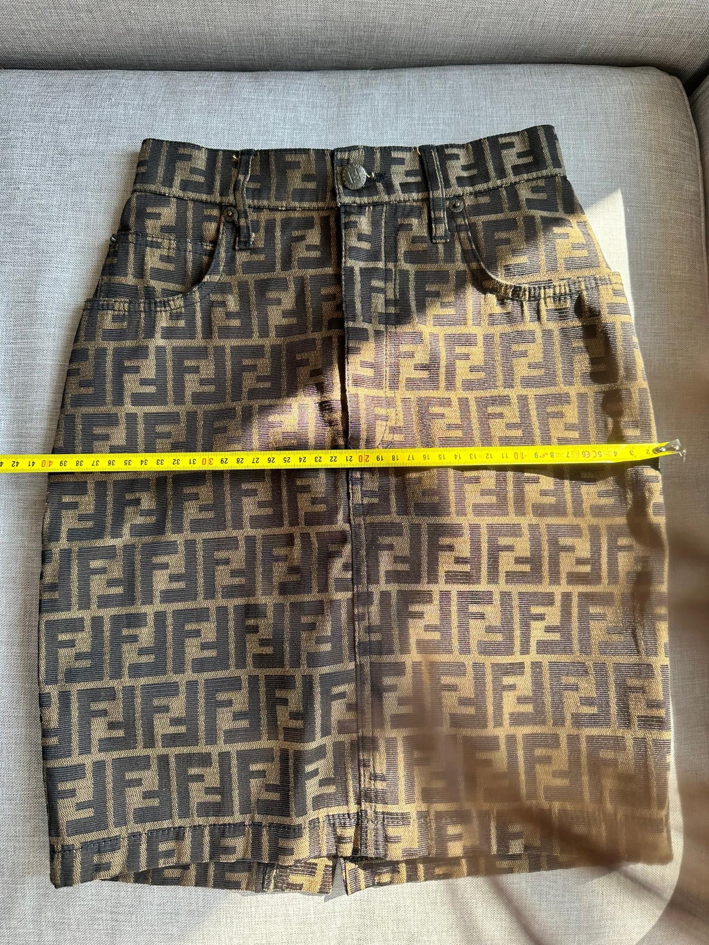 Gonna Fendi monogram