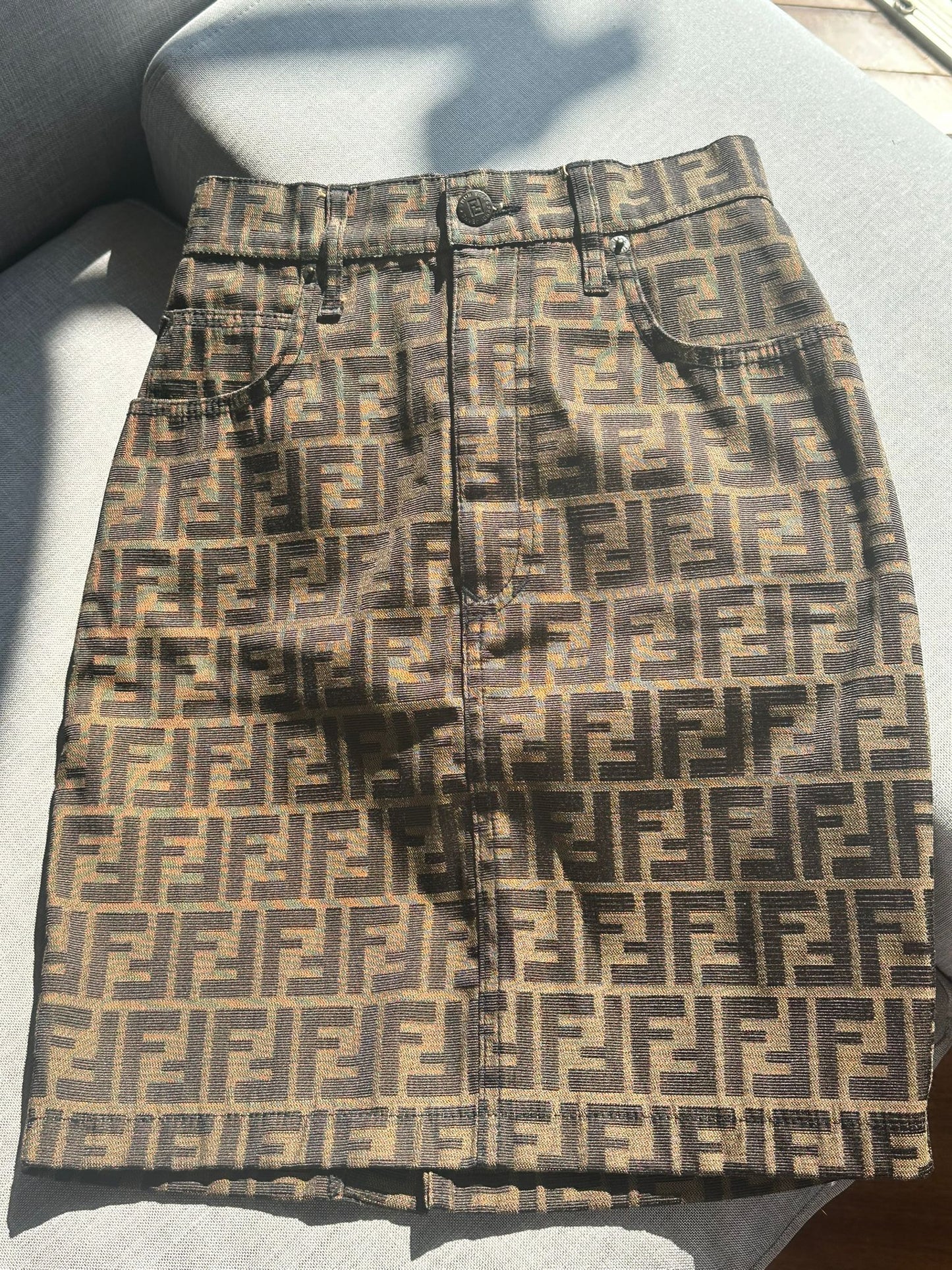 Gonna Fendi monogram